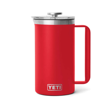 YETI Rambler French Press 34oz Black Forest Green-Tropical Pink-Navy-Rescue Red-White #- 53 Degrees North 