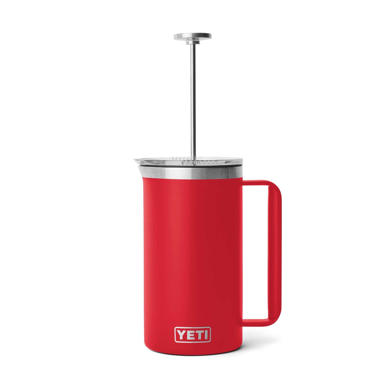 YETI Rambler French Press 34oz Black Forest Green-Tropical Pink-Navy-Rescue Red-White #- 53 Degrees North 