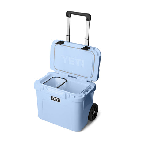 YETI Roadie 32 Wheeled Cool Box Big Sky Blue-Firefly Yellow-Charcoal-Navy #- 53 Degrees North 