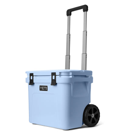 YETI Roadie 32 Wheeled Cool Box Big Sky Blue-Firefly Yellow-Charcoal-Navy #- 53 Degrees North 