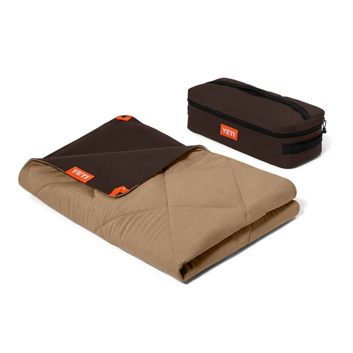 YETI Lowlands Waterproof Outdoor Blanket Navy-Wetlands Camo-Sandstone Pink #- 53 Degrees North 