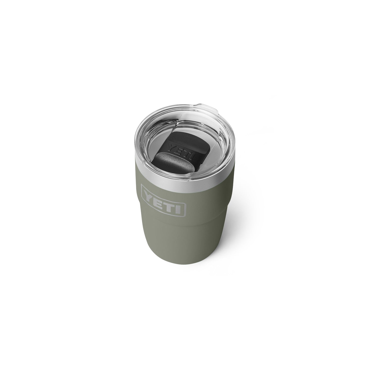 YETI Rambler 8 oz (237 ml) Ceramic Lined Stackable Cup Olive/King Crab Orange - 53 Degrees North