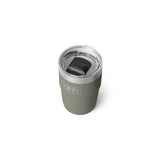 YETI Rambler 8 oz (237 ml) Ceramic Lined Stackable Cup Olive/King Crab Orange - 53 Degrees North