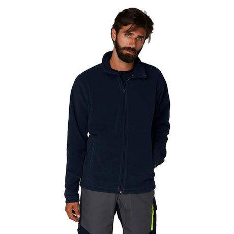 Helly Hansen Workwear Men's Oxford Light Fleece Jacket Navy / Small-Navy / Medium-Navy / Large-Navy / X-Large-Navy / XX-Large #- 53 Degrees North 