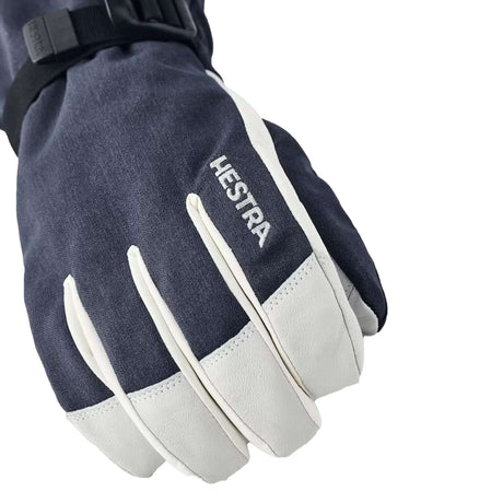 Hestra Men's Powder Gauntlets Navy/Offwhite / Small-Navy/Offwhite / Medium-Navy/Offwhite / Large-Navy/Offwhite / X-Large #- 53 Degrees North 