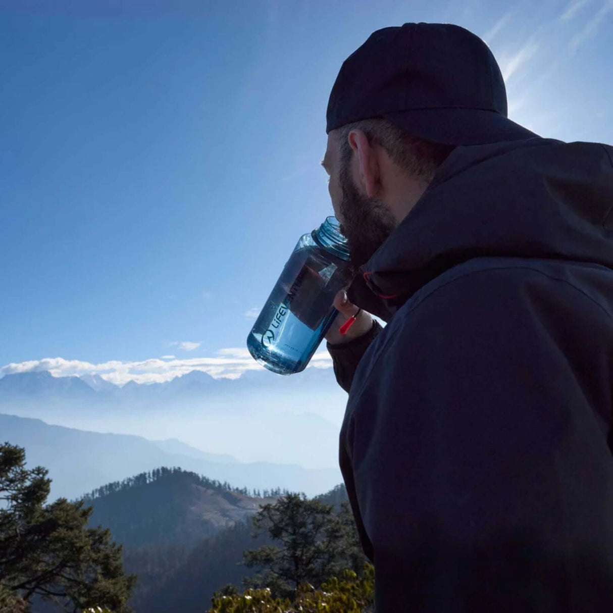 Lifeventure 1L Tritan Flask Default Title #- 53 Degrees North 