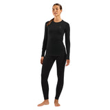 Odlo Women's Merino 160 Baselayer Top Crew Neck Black / X-Small-Black / Small-Black / Medium-Black / Large-Black / X-Large #- 53 Degrees North 