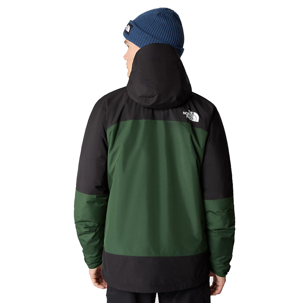 The North Face Men's Mountain Light Triclimate Gore-Tex Jacket #color_pine-needle-green-tnf-black