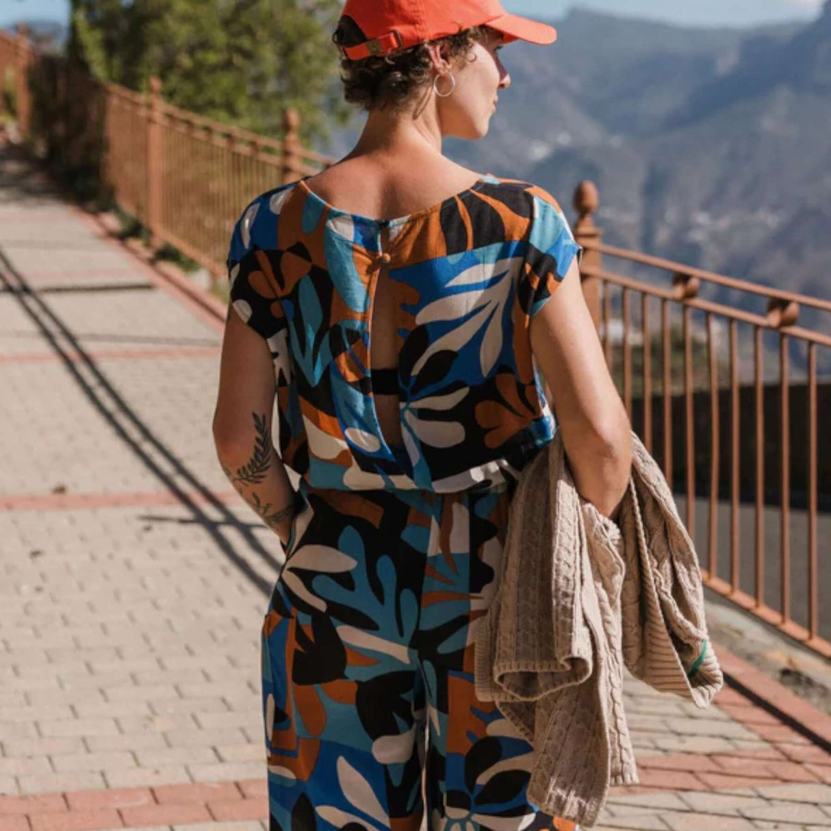 Passenger Women's Thimbleberry Jumpsuit Mountain Foliage Blue / X-Small-Mountain Foliage Blue / Small-Mountain Foliage Blue / Medium-Mountain Foliage Blue / Large-Mountain Foliage Blue / X-Large #- 53 Degrees North 