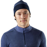 Smartwool Thermal Merino Reversible Cuffed Beanie Black-Nightfall Blue/Deep Navy #- 53 Degrees North 
