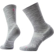 Smartwool Women's Run Cold Weather Targeted Cushion Crew Socks Light Grey/White / Medium (UK 5-7.5) #- 53 Degrees North 