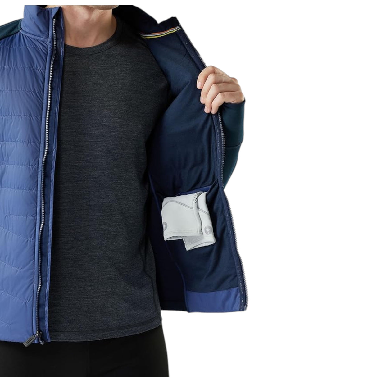 Smartwool Men's Smartloft Hybrid Jacket Nightfall Blue / Medium-Nightfall Blue / Large #- 53 Degrees North 