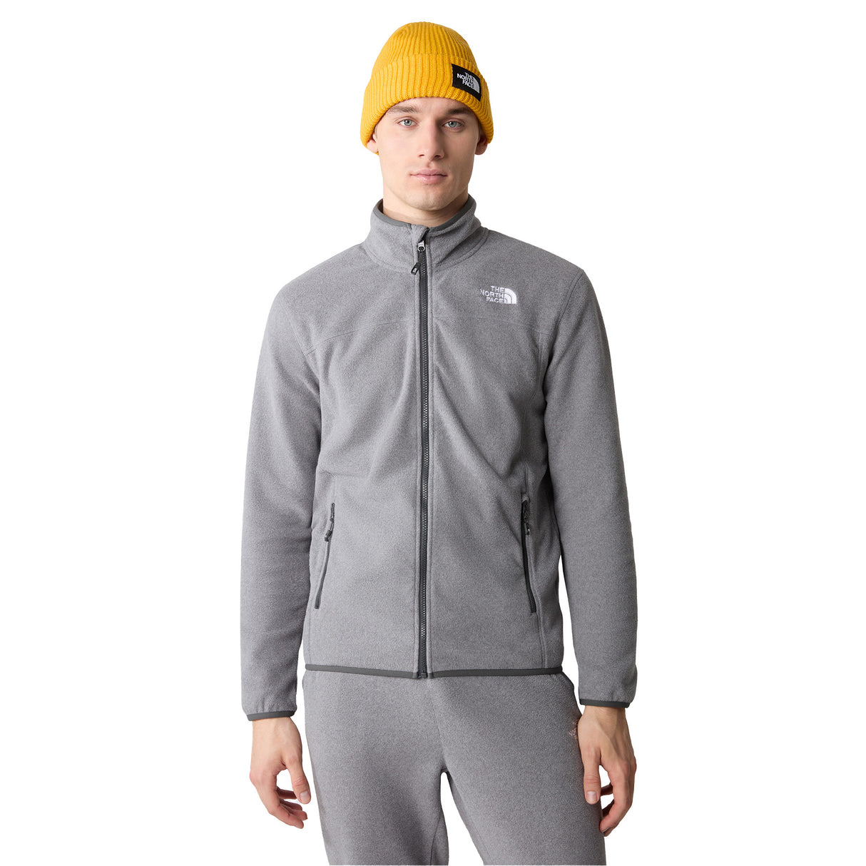 The North Face Men's 100 Glacier Full Zip Fleece Jacket TNF Medium Grey Heather / Small-TNF Medium Grey Heather / Medium-TNF Medium Grey Heather / Large-TNF Medium Grey Heather / X-Large-TNF Medium Grey Heather / XX-Large #- 53 Degrees North 
