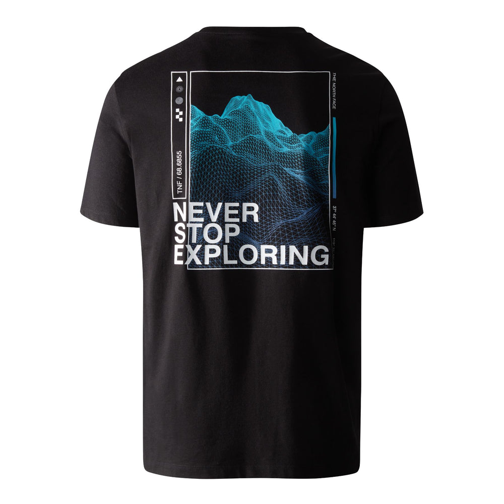 The North Face Men's Foundation Graphic Tee Short Sleeve #color_tnf-black-optic-blue
