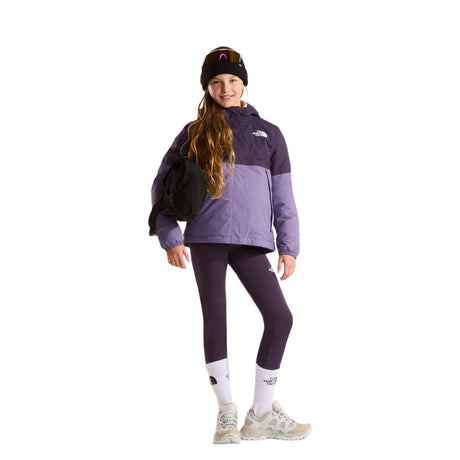 The North Face Girls' Warm Antora Rain Jacket Endless Dusk/Grounded Purple / Age 7-8 - 53 Degrees North