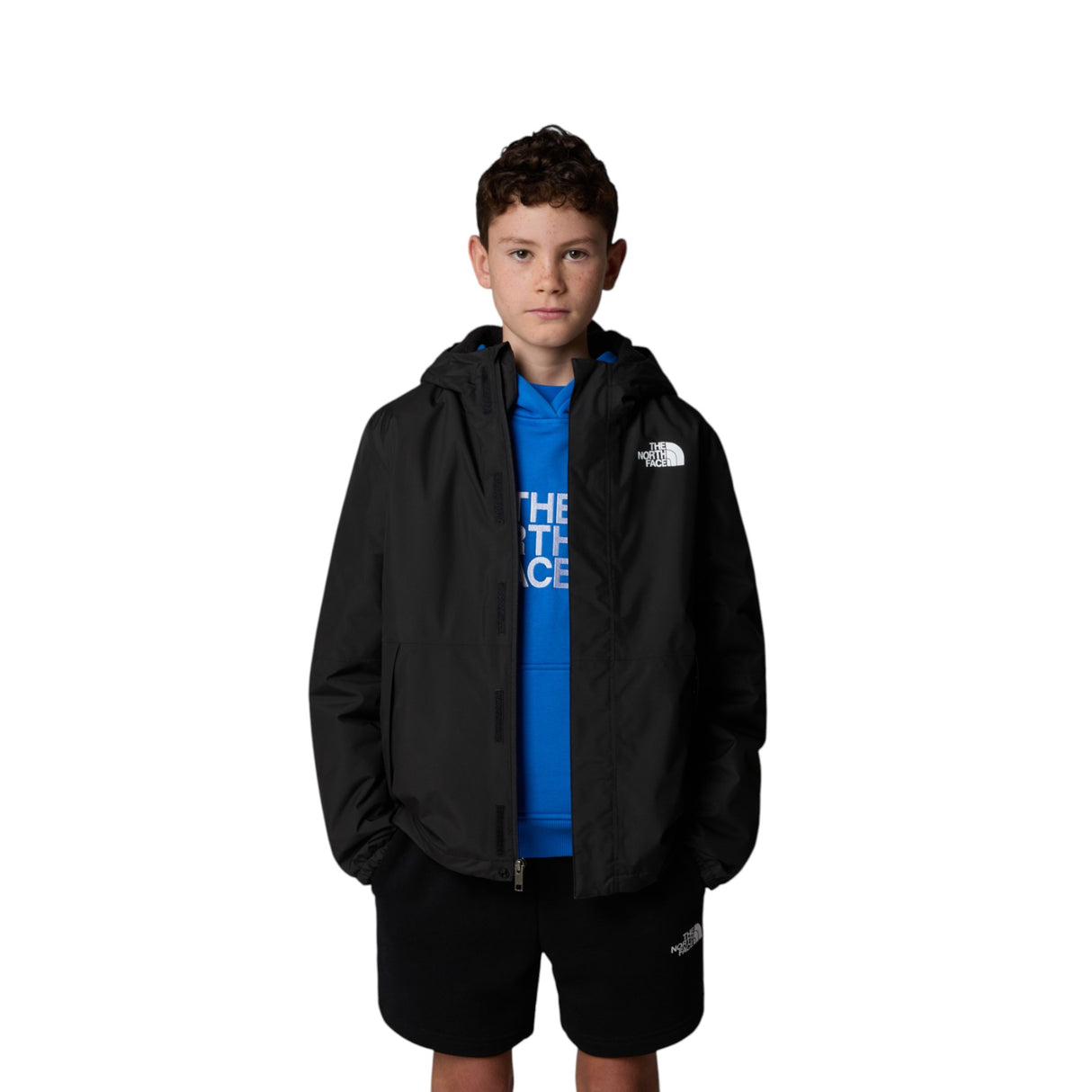 The North Face Boys' Warm Antora Rain Jacket TNF Black / Age 5-6-TNF Black / Age 7-8-TNF Black / Age 9-10-TNF Black / Age 11-12-TNF Black / Age 14-16 #- 53 Degrees North 