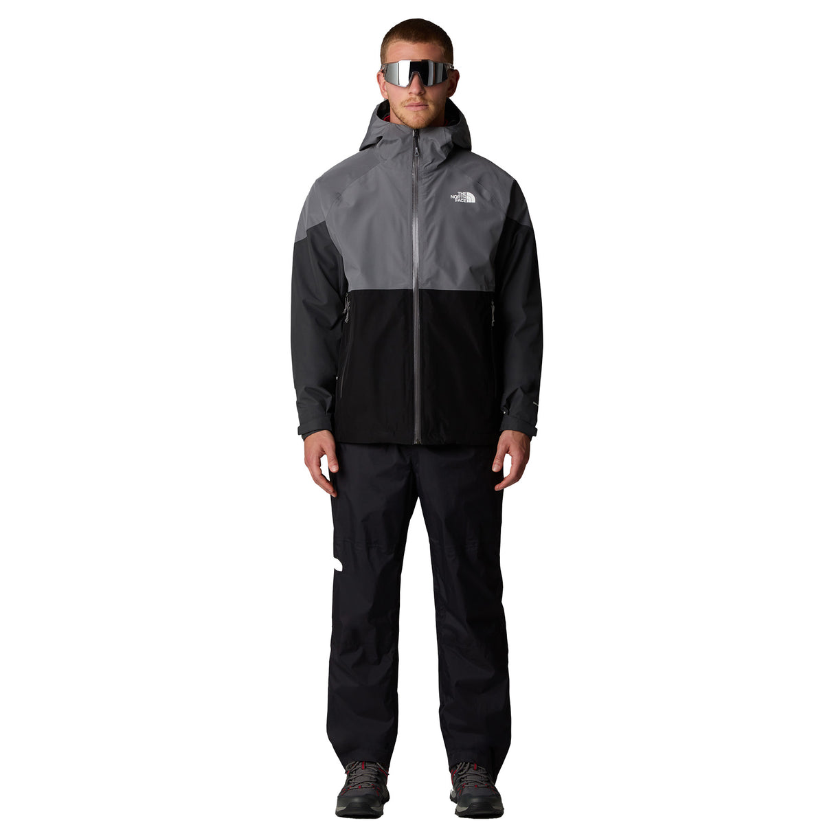 The North Face Men's Lightning Zip-In Waterproof Jacket Asphalt Grey/Mineral Ink / Small-Asphalt Grey/Mineral Ink / Medium-Asphalt Grey/Mineral Ink / Large-Asphalt Grey/Mineral Ink / X-Large-Asphalt Grey/Mineral Ink / XX-Large #- 53 Degrees North 