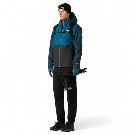 The North Face Men's Lightning Zip-In Waterproof Jacket TNF Black/Smoked Pearl / Small-TNF Black/Smoked Pearl / Medium-TNF Black/Smoked Pearl / Large-TNF Black/Smoked Pearl / X-Large-TNF Black/Smoked Pearl / XX-Large #- 53 Degrees North 