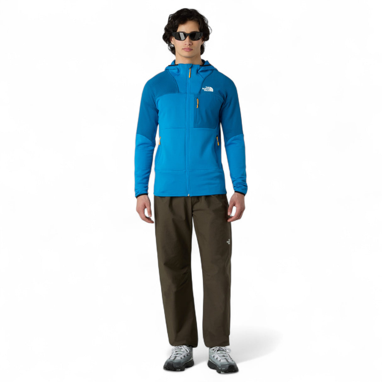 The North Face Men's Stormgap Powergrid Hooded Jacket Skyline Blue/Adriatic Blue / Small-Skyline Blue/Adriatic Blue / Medium-Skyline Blue/Adriatic Blue / Large-Skyline Blue/Adriatic Blue / X-Large-Skyline Blue/Adriatic Blue / XX-Large #- 53 Degrees North 