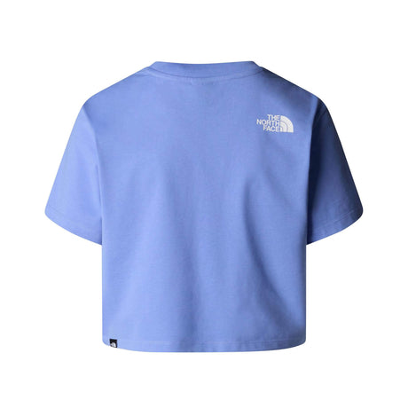 The North Face Women's Simple Dome Cropped Slim T-Shirt Virtual Blue / X-Small-Virtual Blue / Small-Virtual Blue / Medium-Virtual Blue / Large-Virtual Blue / X-Large #- 53 Degrees North 
