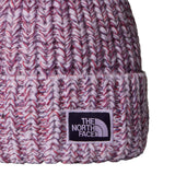The North Face Cozy Chunky Cabin Beanie TNF Black/White Dune-Lite Lilac/Peak Purple #- 53 Degrees North 