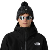 The North Face Cozy Chunky Cabin Beanie TNF Black/White Dune-Lite Lilac/Peak Purple #- 53 Degrees North 