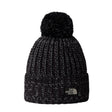 The North Face Cozy Chunky Cabin Beanie TNF Black/White Dune-Lite Lilac/Peak Purple #- 53 Degrees North 