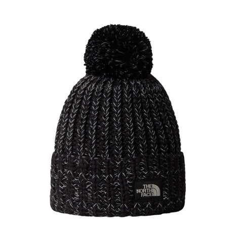 The North Face Cozy Chunky Cabin Beanie TNF Black/White Dune-Lite Lilac/Peak Purple #- 53 Degrees North 