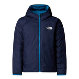 The North Face Boys' Reversible Perrito Hooded Jacket Dusk Blue / Age 5-6-Dusk Blue / Age 7-8-Dusk Blue / Age 9-10-Dusk Blue / Age 11-12-Dusk Blue / Age 14-16 #- 53 Degrees North 