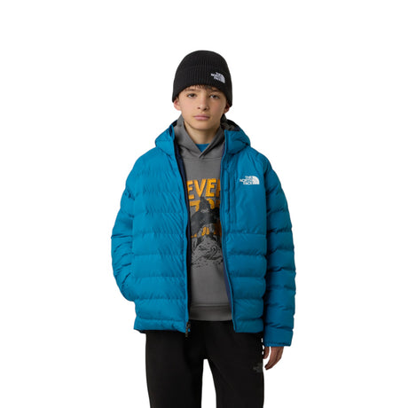 The North Face Boys' Reversible Perrito Hooded Jacket Dusk Blue / Age 5-6-Dusk Blue / Age 7-8-Dusk Blue / Age 9-10-Dusk Blue / Age 11-12-Dusk Blue / Age 14-16 #- 53 Degrees North 
