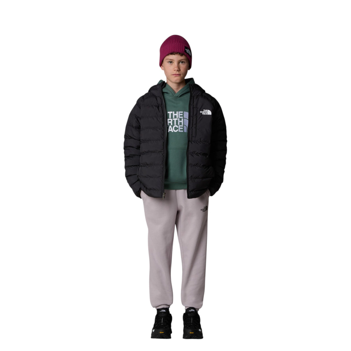 The North Face Boys' Reversible Perrito Hooded Jacket Dusk Blue / Age 5-6-Dusk Blue / Age 7-8-Dusk Blue / Age 9-10-Dusk Blue / Age 11-12-Dusk Blue / Age 14-16 #- 53 Degrees North 