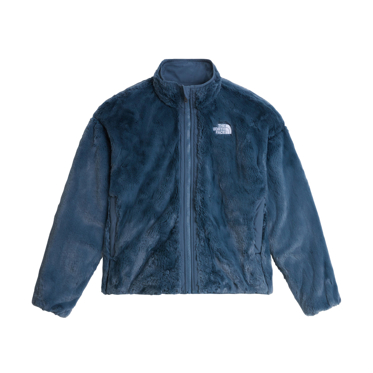 The North Face Girls' Reversible Shasta Full Zip Jacket Granite Grey / Age 7-8 - 53 Degrees North