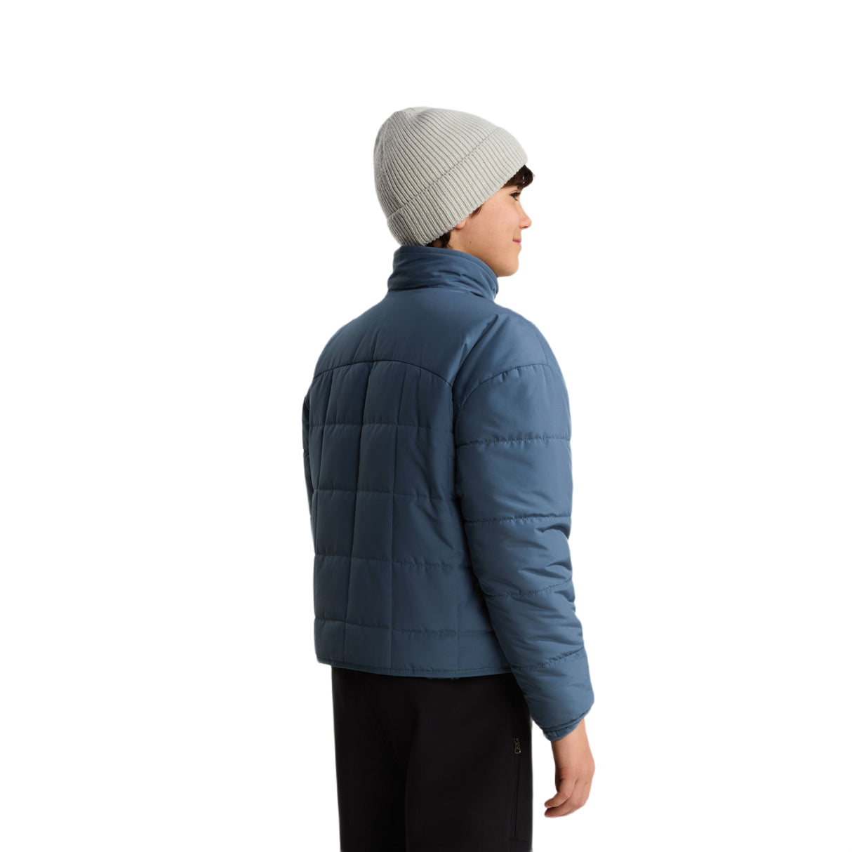 The North Face Girls' Reversible Shasta Full Zip Jacket Granite Grey / Age 7-8 - 53 Degrees North
