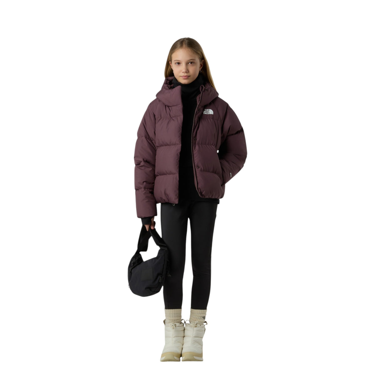 The North Face Girls' North Down Hooded Jacket Tawny Quartz / Age 5-6-Tawny Quartz / Age 7-8-Tawny Quartz / Age 9-10-Tawny Quartz / Age 11-12-Tawny Quartz / Age 14-16 #- 53 Degrees North 