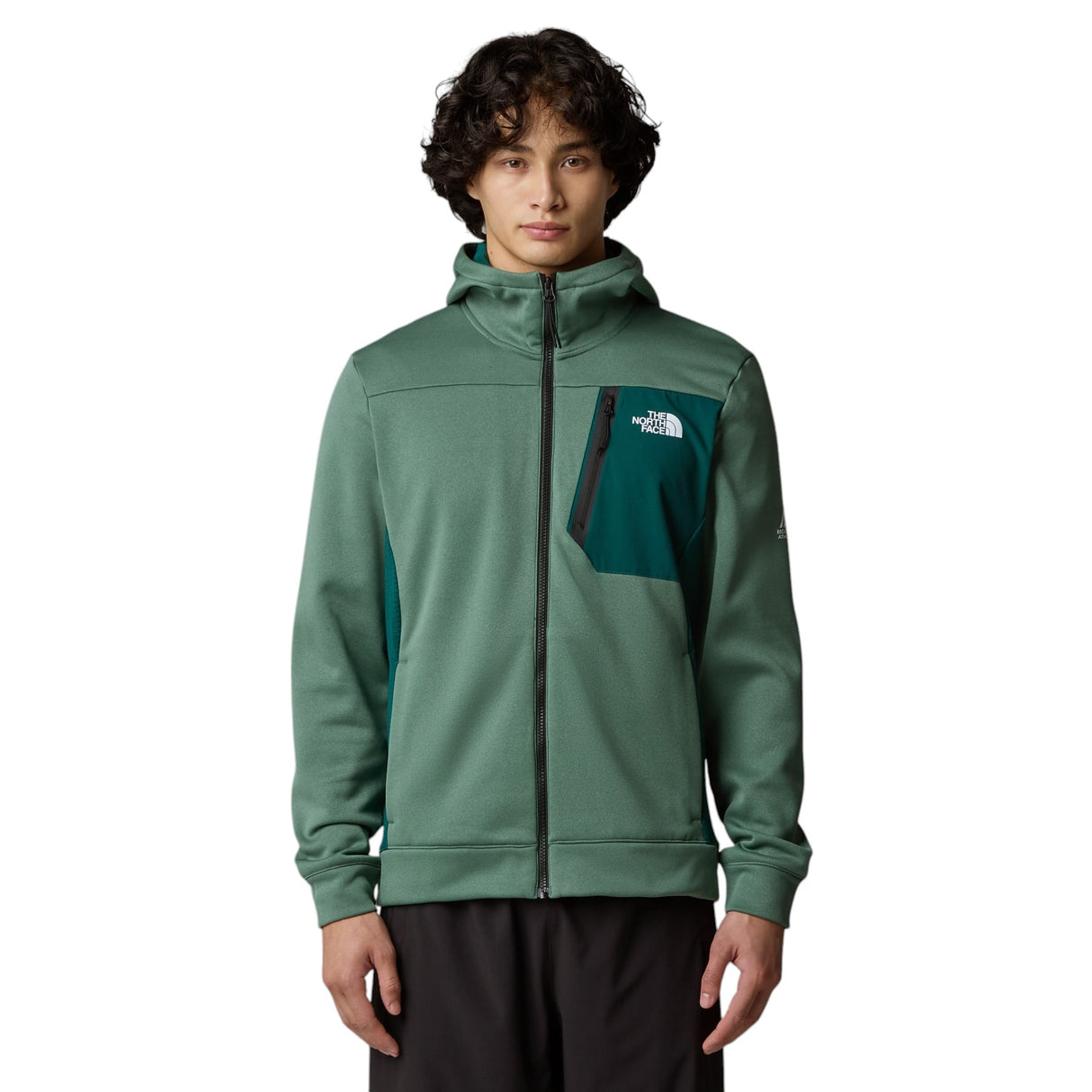 The North Face Men's Mountain Athletics Full Zip Fleece Jacket Duck Green/Deep Nori / Small-Duck Green/Deep Nori / Medium-Duck Green/Deep Nori / Large-Duck Green/Deep Nori / X-Large-Mystic Haze/Pearl Mist / Small #- 53 Degrees North 