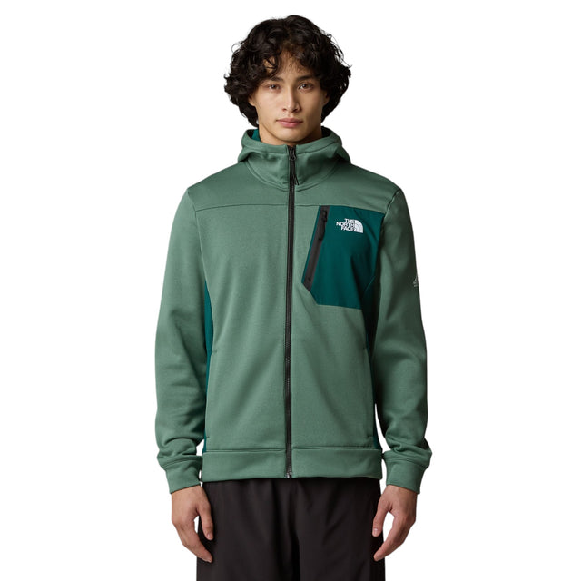 The North Face Men's Mountain Athletics Full Zip Fleece Jacket Duck Green/Deep Nori / Small-Duck Green/Deep Nori / Medium-Duck Green/Deep Nori / Large-Duck Green/Deep Nori / X-Large-Mystic Haze/Pearl Mist / Small #- 53 Degrees North 
