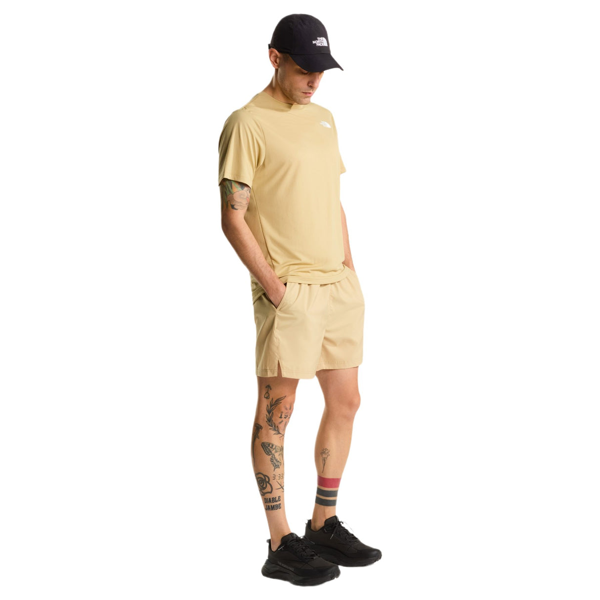 The North Face Men's 24/7 T-Shirt Anthracite Grey / Small-Anthracite Grey / Medium-Anthracite Grey / Large-Anthracite Grey / X-Large-Khaki Stone / Small #- 53 Degrees North 