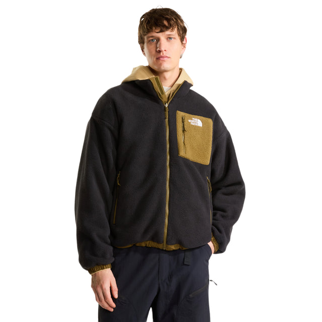 The North Face Men's Yumiori Reversible Fleece Jacket Caraway Seed/TNF Black / Small - 53 Degrees North