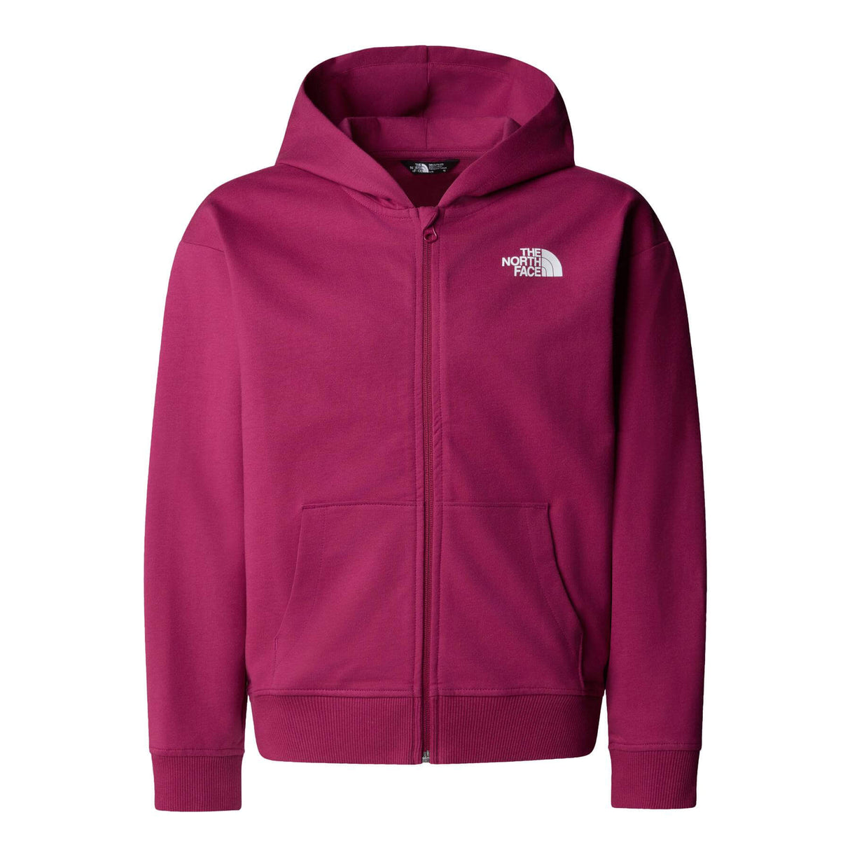The North Face Girls' Full Zip Oversize Light Hoodie Cyber Berry / Age 7-8-Cyber Berry / Age 9-10-Cyber Berry / Age 11-12-Cyber Berry / Age 14-16-Cyber Berry / Age 18-20 #- 53 Degrees North 