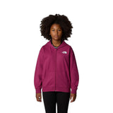 The North Face Girls' Full Zip Oversize Light Hoodie Cyber Berry / Age 7-8-Cyber Berry / Age 9-10-Cyber Berry / Age 11-12-Cyber Berry / Age 14-16-Cyber Berry / Age 18-20 #- 53 Degrees North 