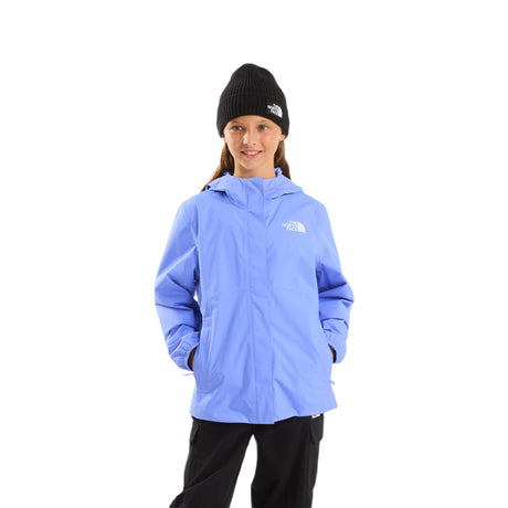 The North Face Girls' Antora Rain Waterproof Jacket Periwinkle Glow / Age 7-8-Periwinkle Glow / Age 10-Periwinkle Glow / Age 12-Periwinkle Glow / Age 14-16-Periwinkle Glow / Age 18-20 #- 53 Degrees North 