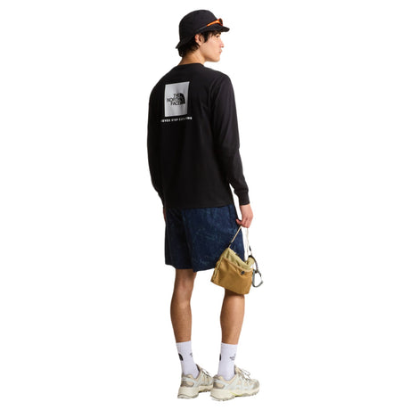 The North Face Men's Evolution Box NSE T-Shirt TNF Black/TNF White / Small-TNF Black/TNF White / Medium-TNF Black/TNF White / Large-TNF Black/TNF White / X-Large-TNF Black/TNF White / XX-Large #- 53 Degrees North 