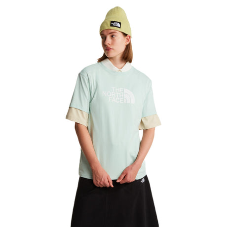 The North Face Women's Evolution Half Dome T-Shirt Opal Frost / X-Small-Opal Frost / Small-Opal Frost / Medium-Opal Frost / Large-Opal Frost / X-Large #- 53 Degrees North 