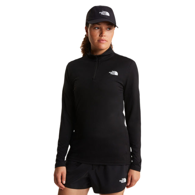The North Face Women’s Flex Slim 1/4 Zip Long-Sleeve Top TNF Black / X-Small-TNF Black / Small-TNF Black / Medium-TNF Black / Large-TNF Black / X-Large #- 53 Degrees North 