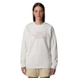 The North Face Women's Drew Peak Light Crew Sweater White Dune/Metal Pink / X-Small-White Dune/Metal Pink / Small-White Dune/Metal Pink / Medium-White Dune/Metal Pink / Large-White Dune/Metal Pink / X-Large #- 53 Degrees North 