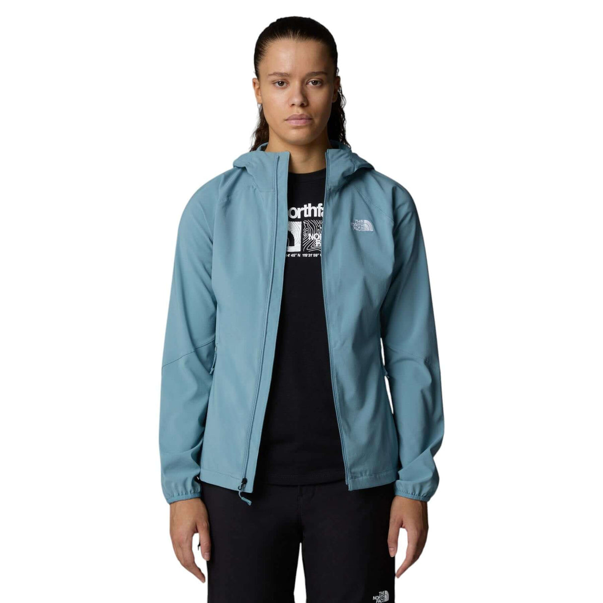The North Face Women's Nimble Hoodie Shallow Blue / X-Small-Shallow Blue / Small-Shallow Blue / Medium-Shallow Blue / Large-Shallow Blue / X-Large #- 53 Degrees North 