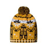 The North Face Cabin Ski Tuke Summit Gold Him Suit Jacquard Pom-TNF Black Jacquard/Pom #- 53 Degrees North 