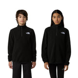 The North Face Teen Glacier 1/4 Zip Pullover TNF Black / Age 5-6-TNF Black / Age 7-8-TNF Black / Age 9-10-TNF Black / Age 11-12-TNF Black / Age 14-16 #- 53 Degrees North 