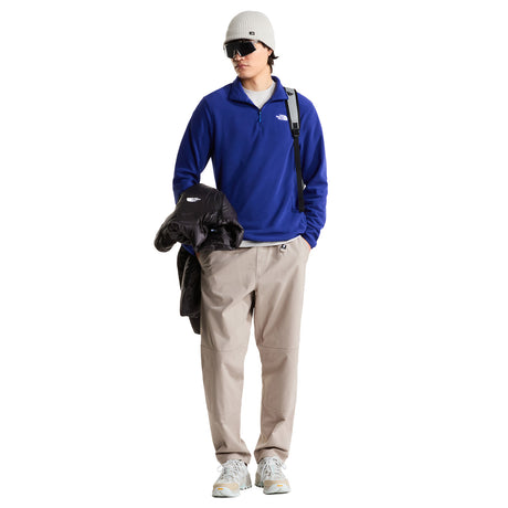 The North Face Men's Glacier Fleece 1/4 Zip Fleece Dark Chestnut / Small - 53 Degrees North