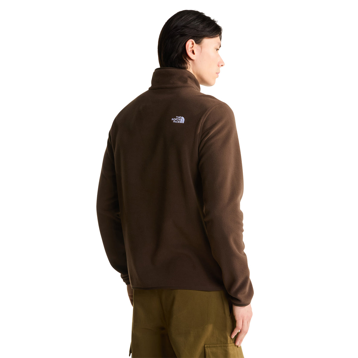 The North Face Men's Glacier Fleece 1/4 Zip Fleece Dark Chestnut / Small - 53 Degrees North